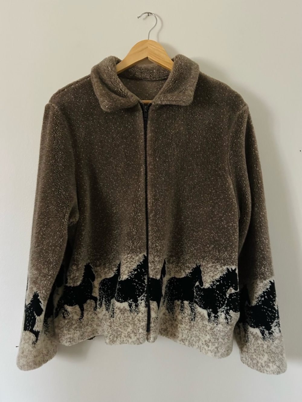 Vintage Horse Fleece Zip Up